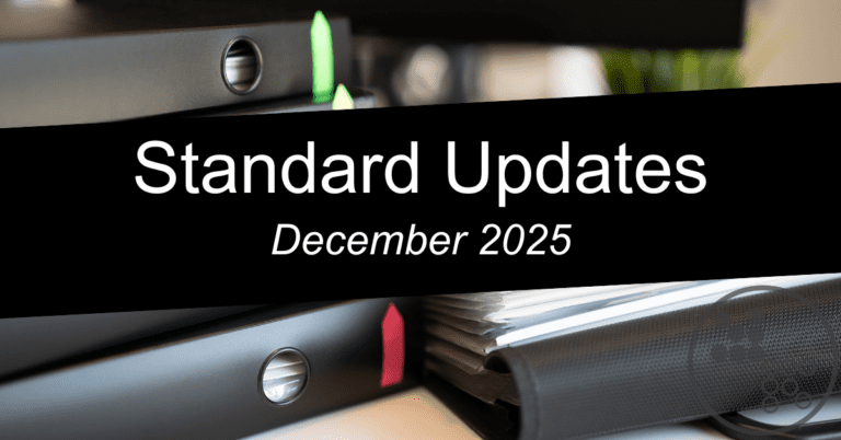 December 2025 Standards Updates