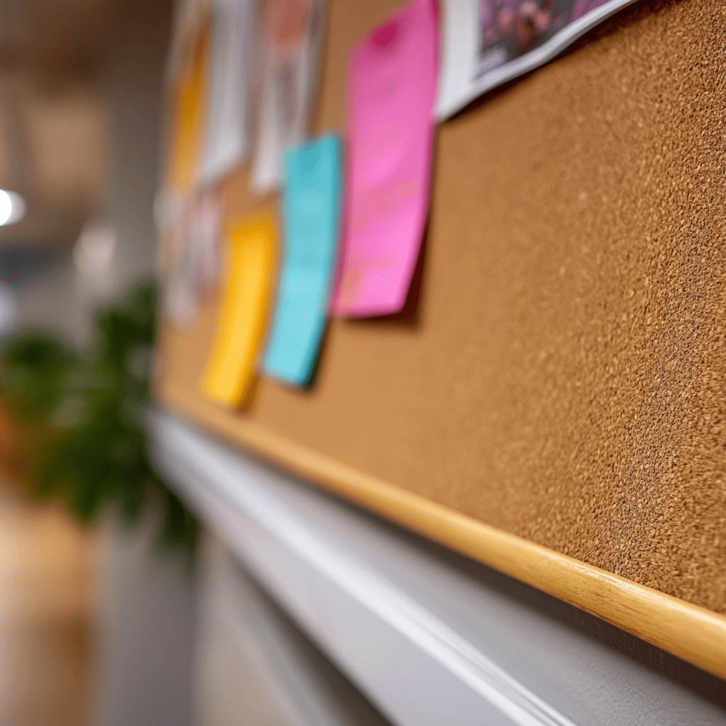 UK office noticeboard